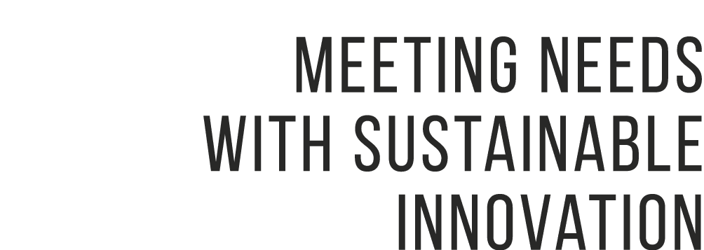 Meeting needs With sustainable Innovation
