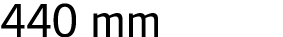 440 mm