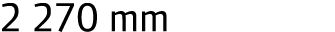 2 270 mm