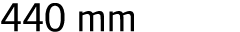 440 mm