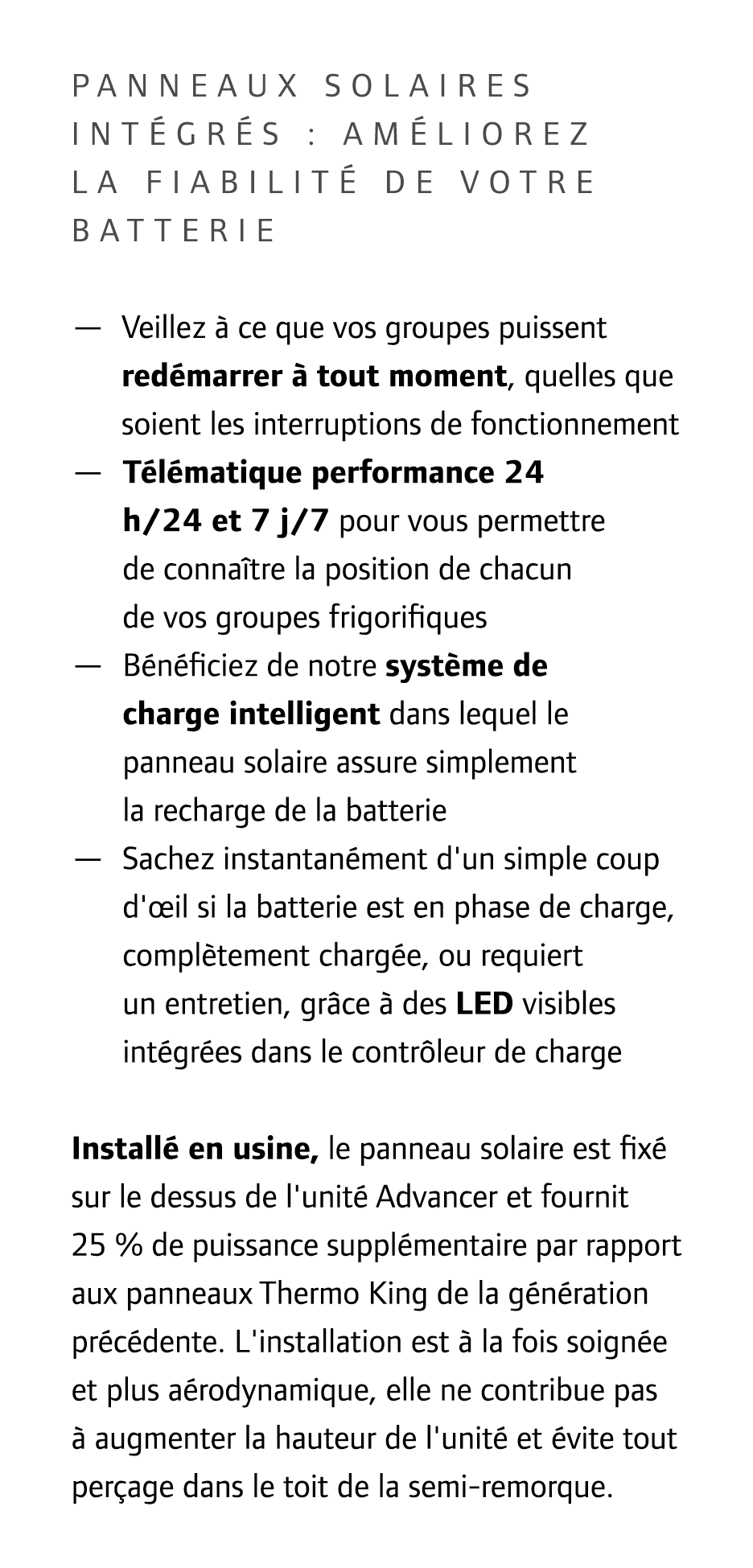 PANNEAUX SOLAIRES INT GR S : am liorez la fiabilit de votre batterie — Veillez   ce que vos groupes puissent red ma...