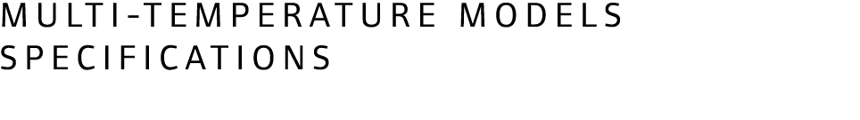 Multi-temperature models specifications