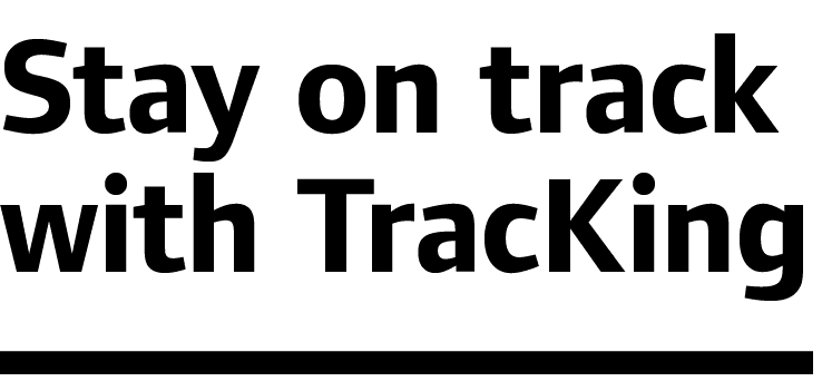 Stay on track with TracKing