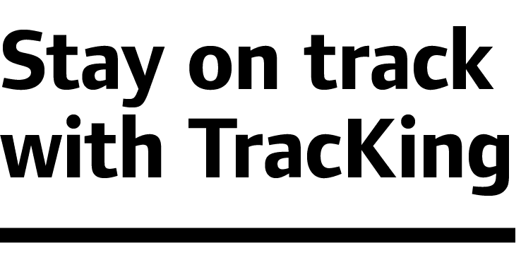Stay on track with TracKing
