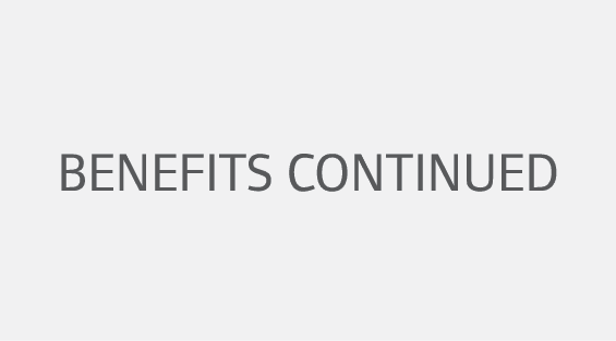Benefits Continued