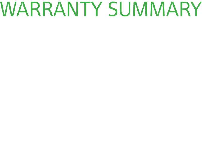 WARRANTY SUMMARY Terms of the Thermo King Warranty are available on request. The unit and its components are warrante...