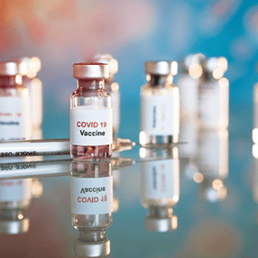 Vaccine and syringe injection It use for prevention, immunization and treatment from COVID-19