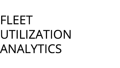 Fleet utilization analytics 