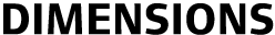 dimensions