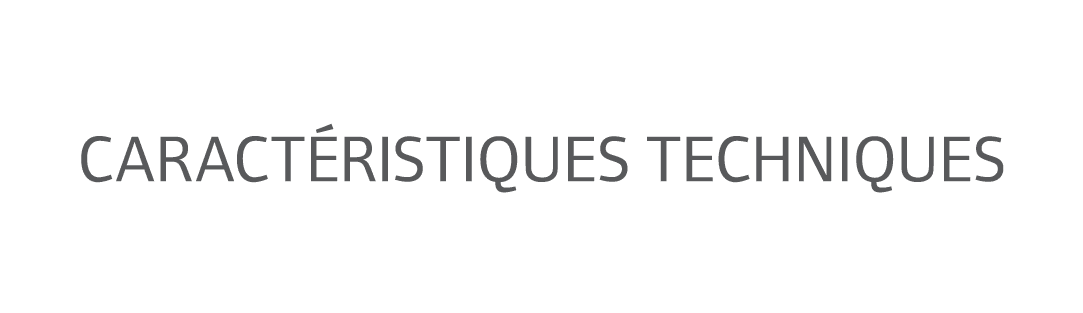 Caract ristiques techniques