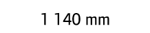 1 140 mm