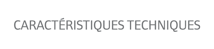 Caract ristiques techniques