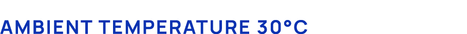 Ambient temperature 30°C