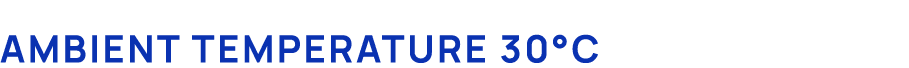 Ambient temperature 30°C