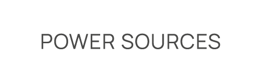 Power sources