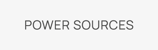 Power sources