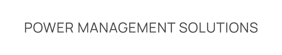 Power management solutions