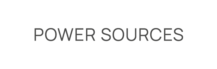 Power sources