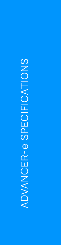 Advancer e specifications