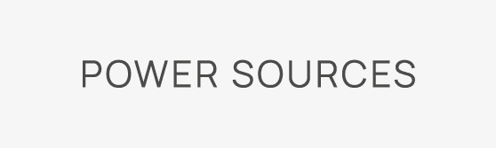 Power sources