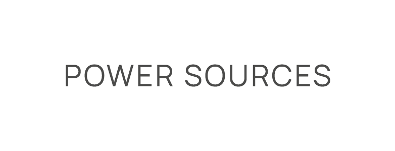 Power sources
