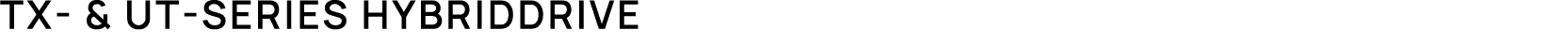 TX & UT Series HybridDrive