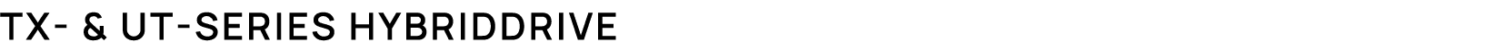 TX & UT Series HybridDrive