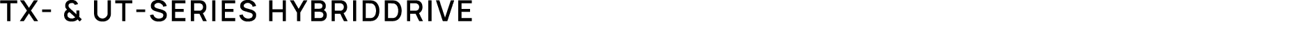 TX & UT Series HybridDrive