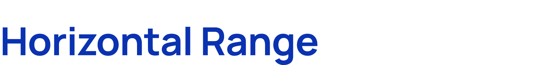 Horizontal Range