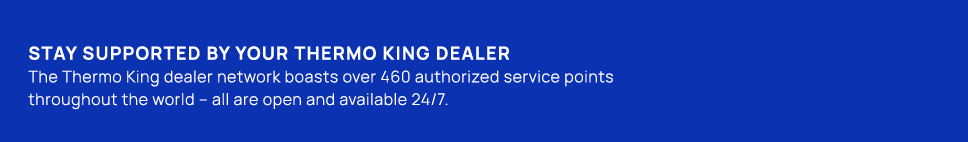 Stay supported by your Thermo King dealer The Thermo King dealer network boasts over 460 authorized service points th...