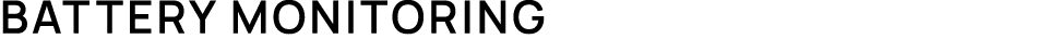 Battery monitoring