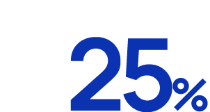 25%